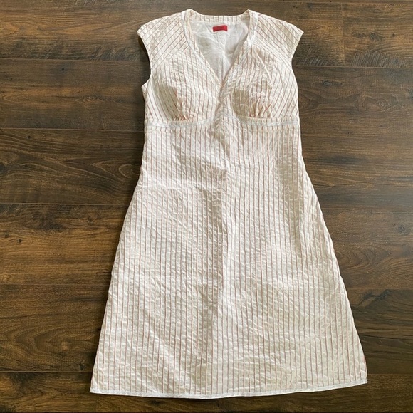Hugo Boss Dresses & Skirts - Hugo Boss Vintage Striped Seersucker Dress size 10
